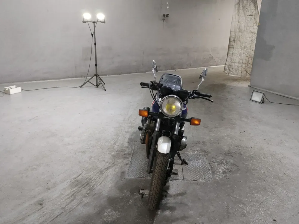 Honda CBX400F, белый, синий, фото 3