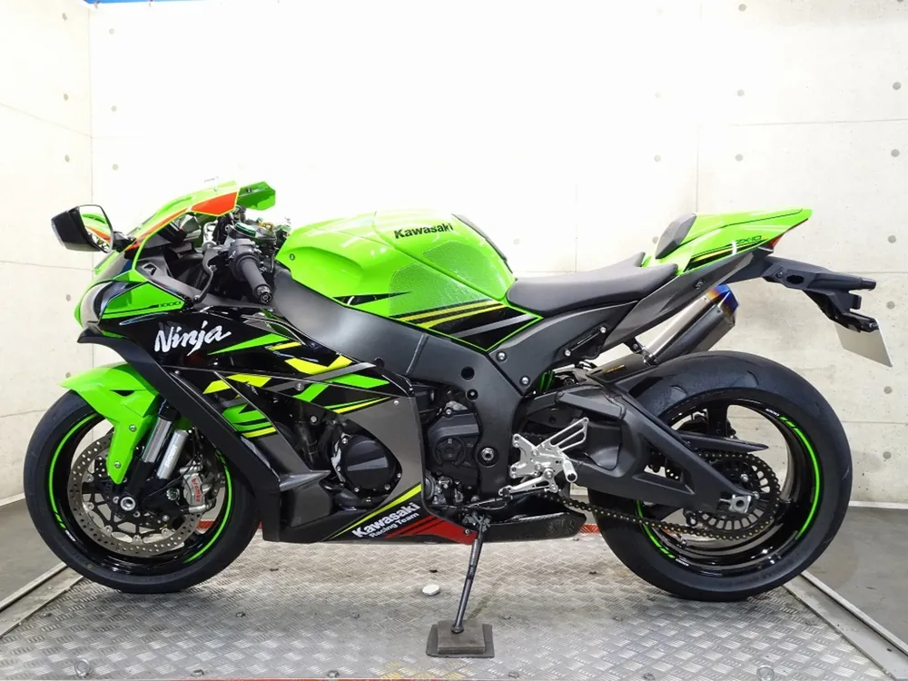 Kawasaki ZX-10RA 2019, black/green, фото 2