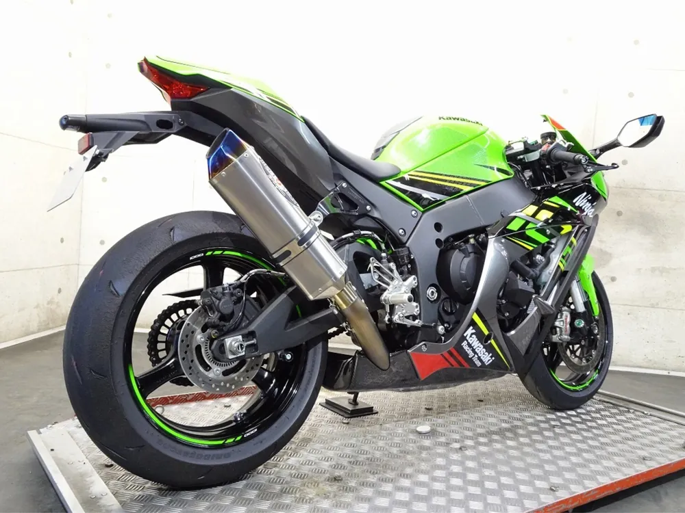 Kawasaki ZX-10RA 2019, black/green, фото 5