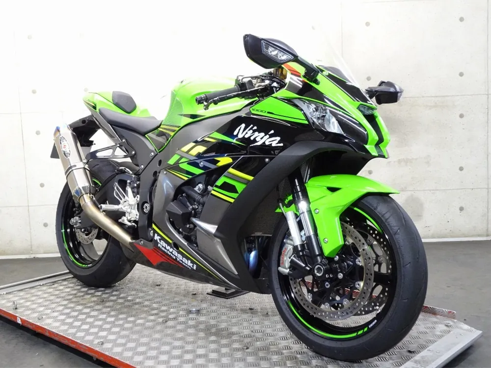 Kawasaki ZX-10RA 2019, black/green, фото 8