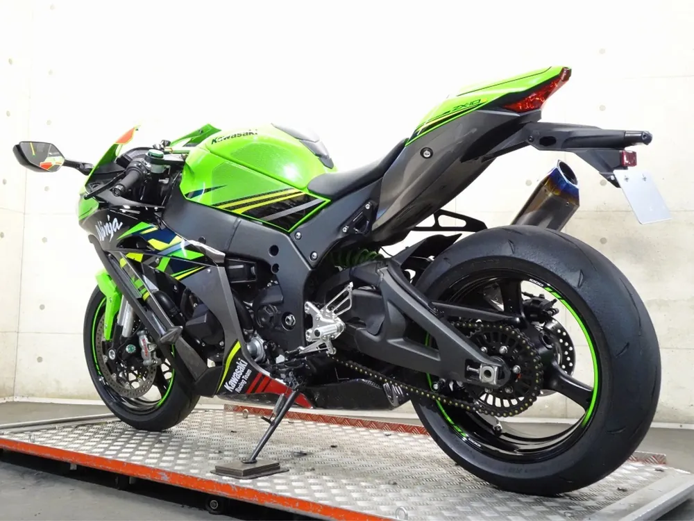 Kawasaki ZX-10RA 2019, black/green, фото 9
