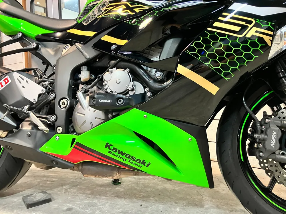 Kawasaki Zx-6Ra 2020, lime / black, фото 14