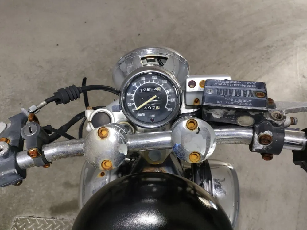 Yamaha VIRAGO 400 1987, чёрный, фото 5