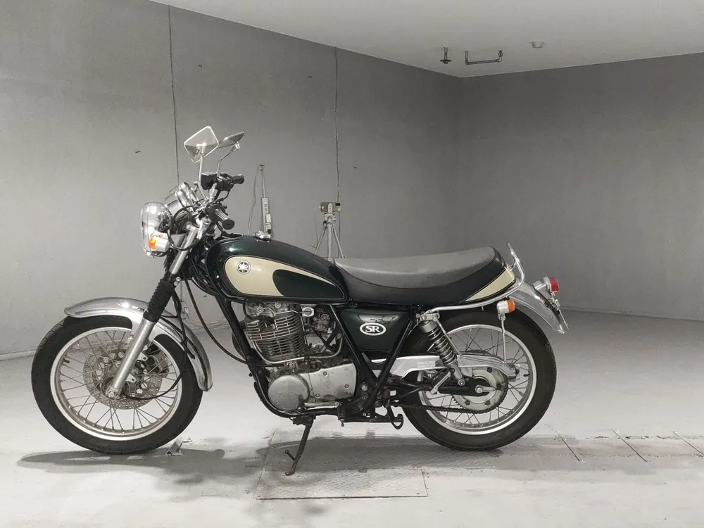 Yamaha SR400 2001, зелёный, фото 2