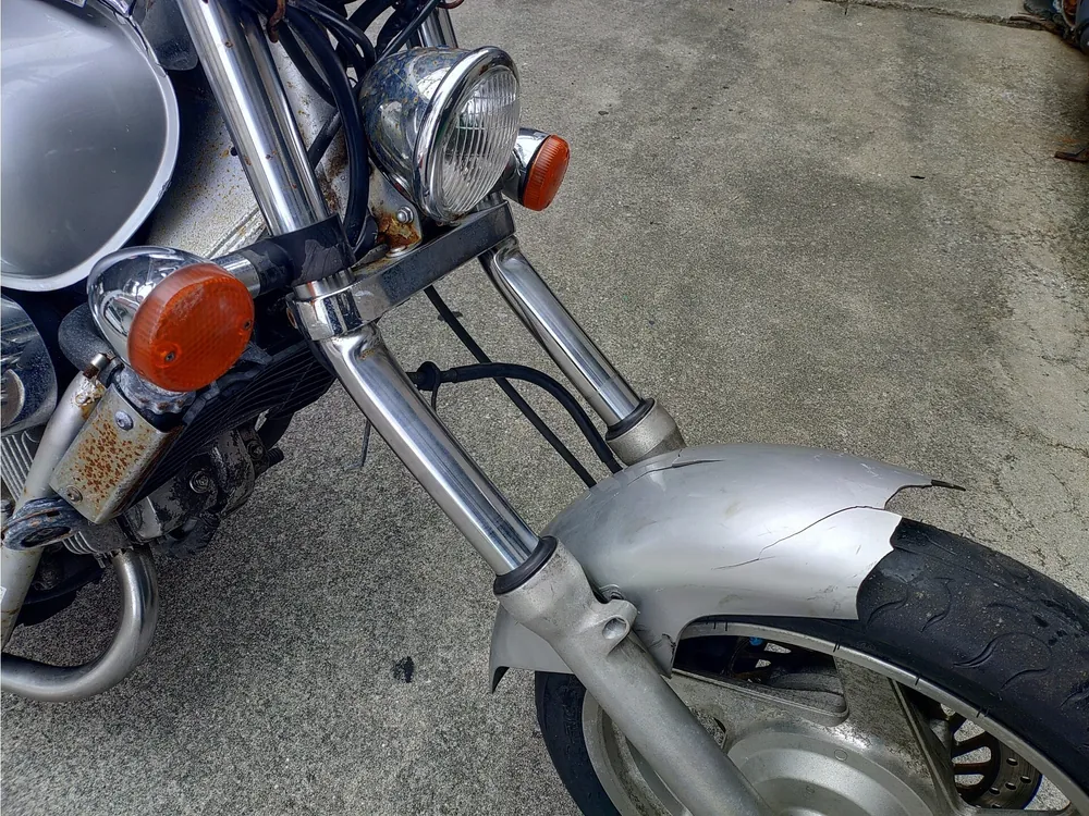 Honda V-Twin Magna 250, серебристый, фото 9