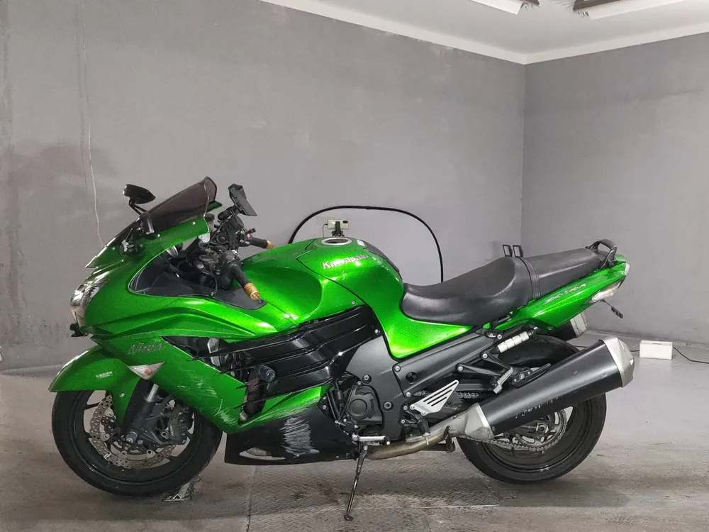 Kawasaki Zx-14R 2012, зелёный, фото 2