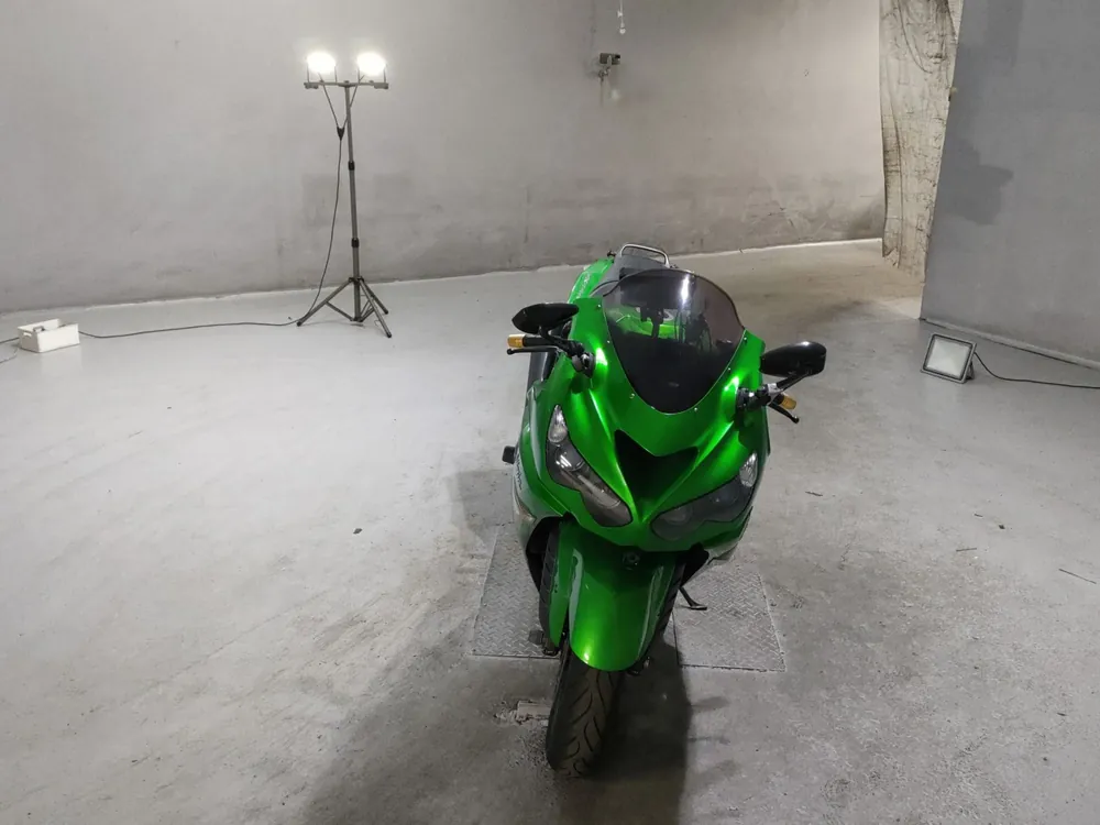 Kawasaki Zx-14R 2012, зелёный, фото 3