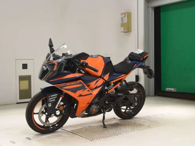 KTM RC 390 2023, оранжевый, фото 4