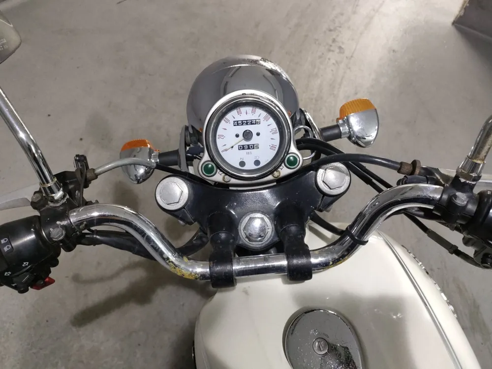 Kawasaki Estrella, белый, фото 5