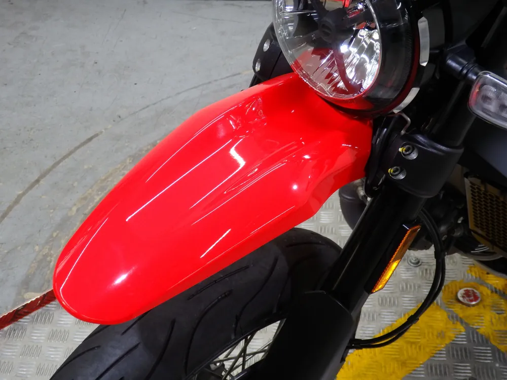 Ducati Scrambler Urban Motard 2023, white / red, фото 14