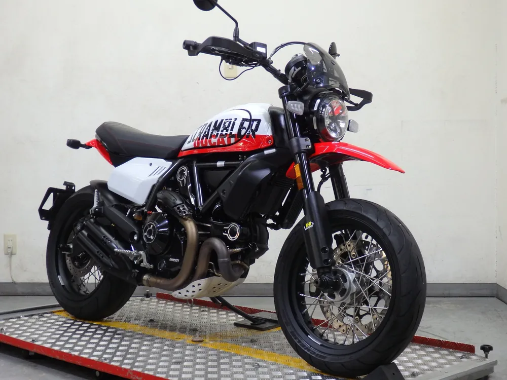 Ducati Scrambler Urban Motard 2023, white / red, фото 3