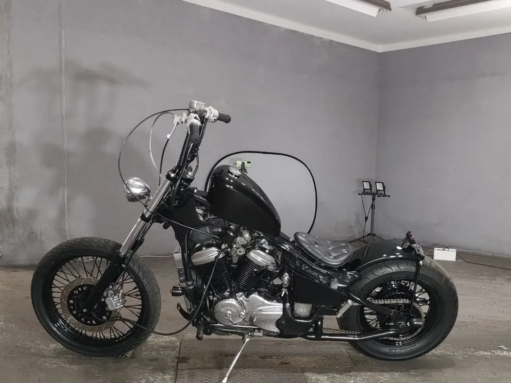 Honda Steed 400 1991, чёрный, фото 2