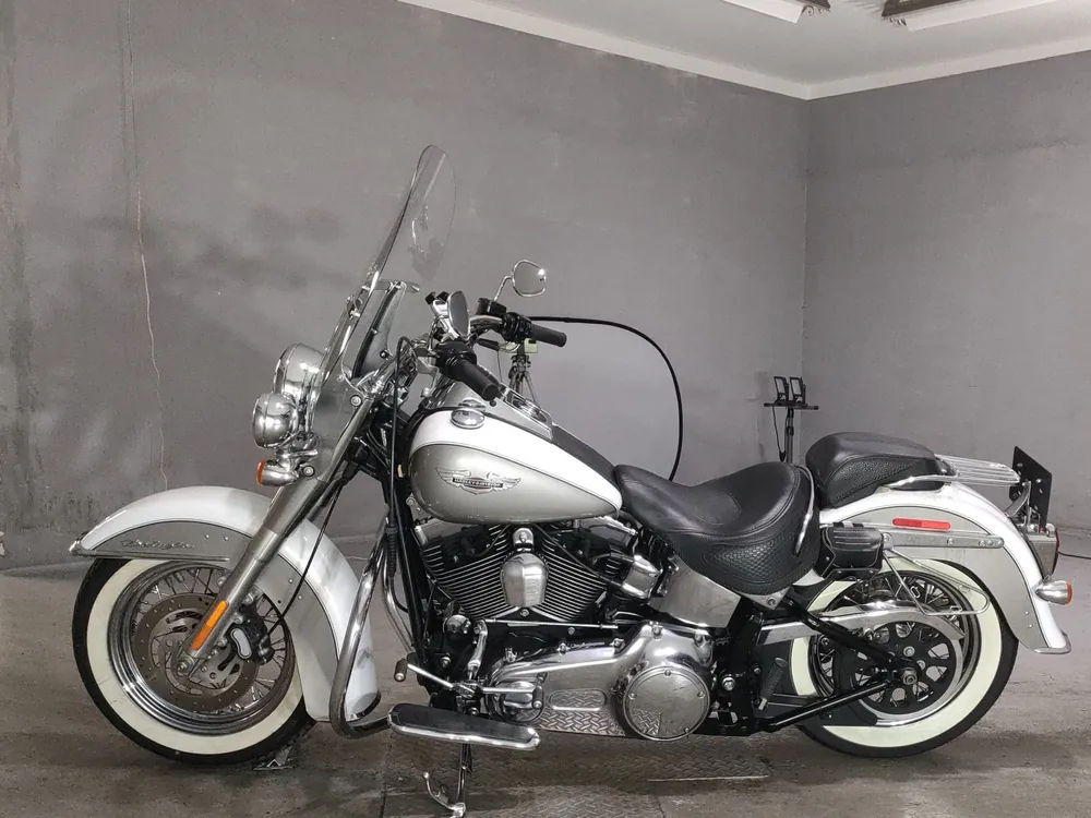 Harley-Davidson FLSTN 2008, white/silver, фото 2