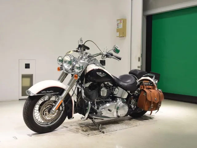 Harley-Davidson FLSTN1580 2011, white | black, фото 4