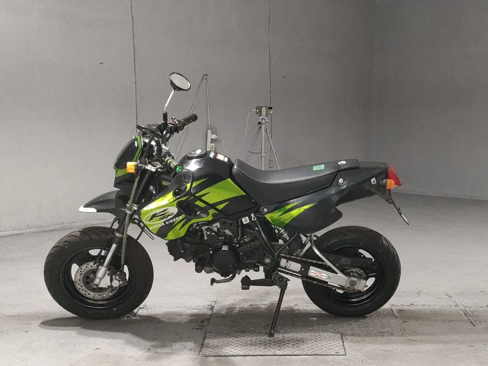 Kawasaki KSR110, black / green, фото 2
