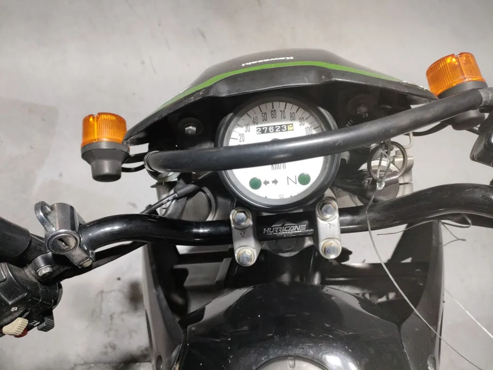 Kawasaki KSR110, black / green, фото 5