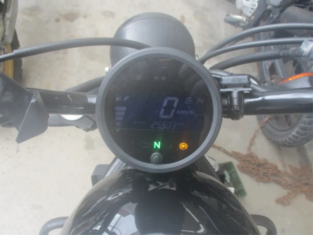 Honda Rebel 250, чёрный, фото 3
