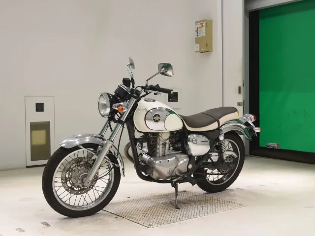 Kawasaki Estrella, white | silver, фото 4