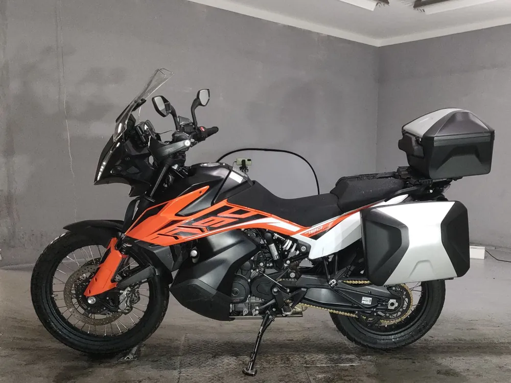 KTM 790 Adventure 2019, белый, оранжевый, фото 2