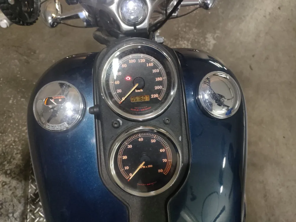 Harley-Davidson FXDL Dyna Low Rider 2002, серебристый, синий, фото 5