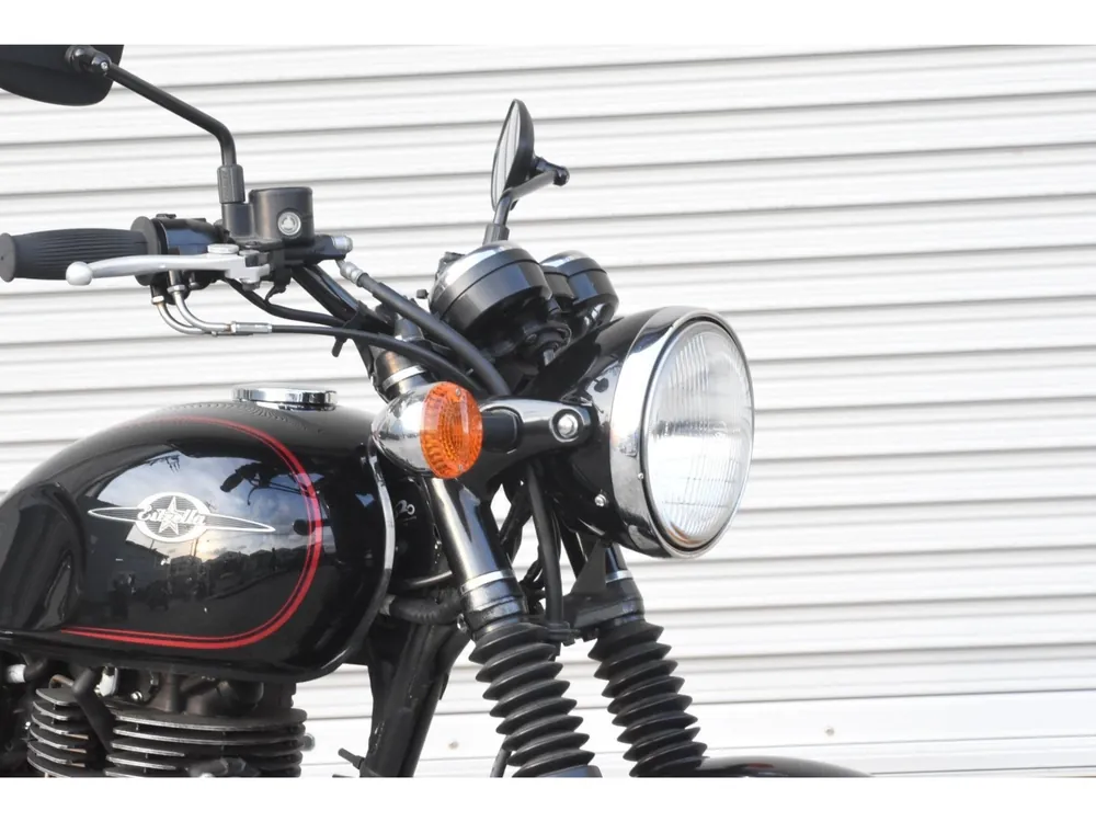Kawasaki Estrella, чёрный, фото 2