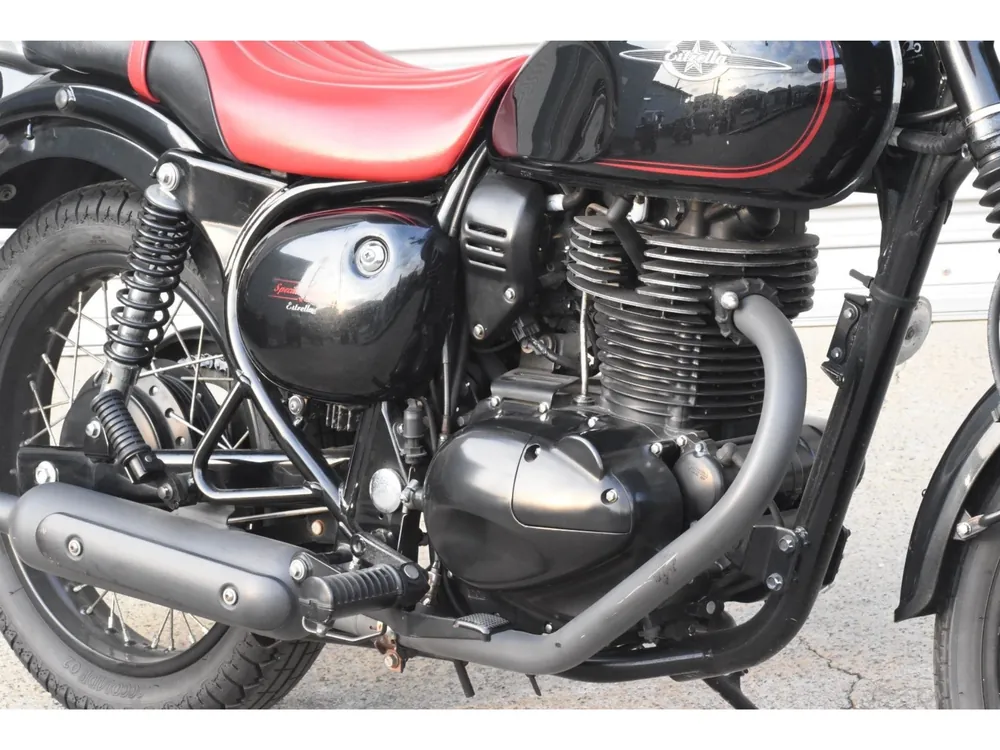 Kawasaki Estrella, чёрный, фото 4