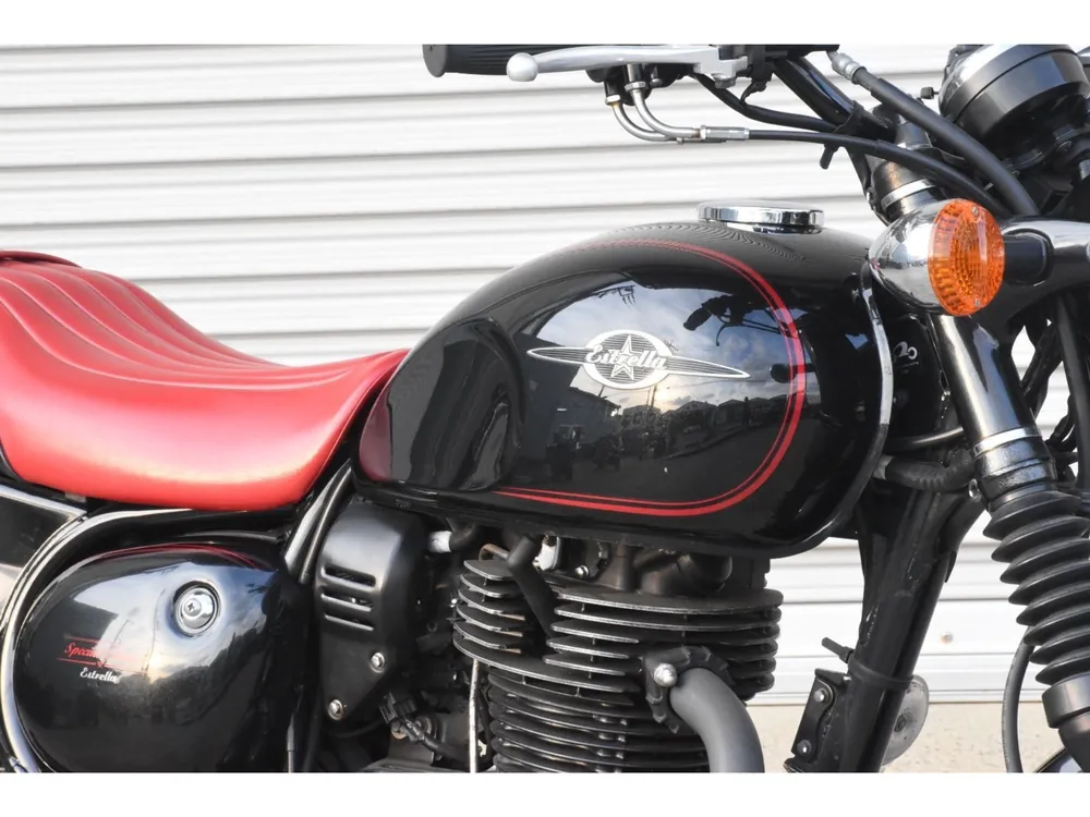 Kawasaki Estrella, чёрный, фото 5