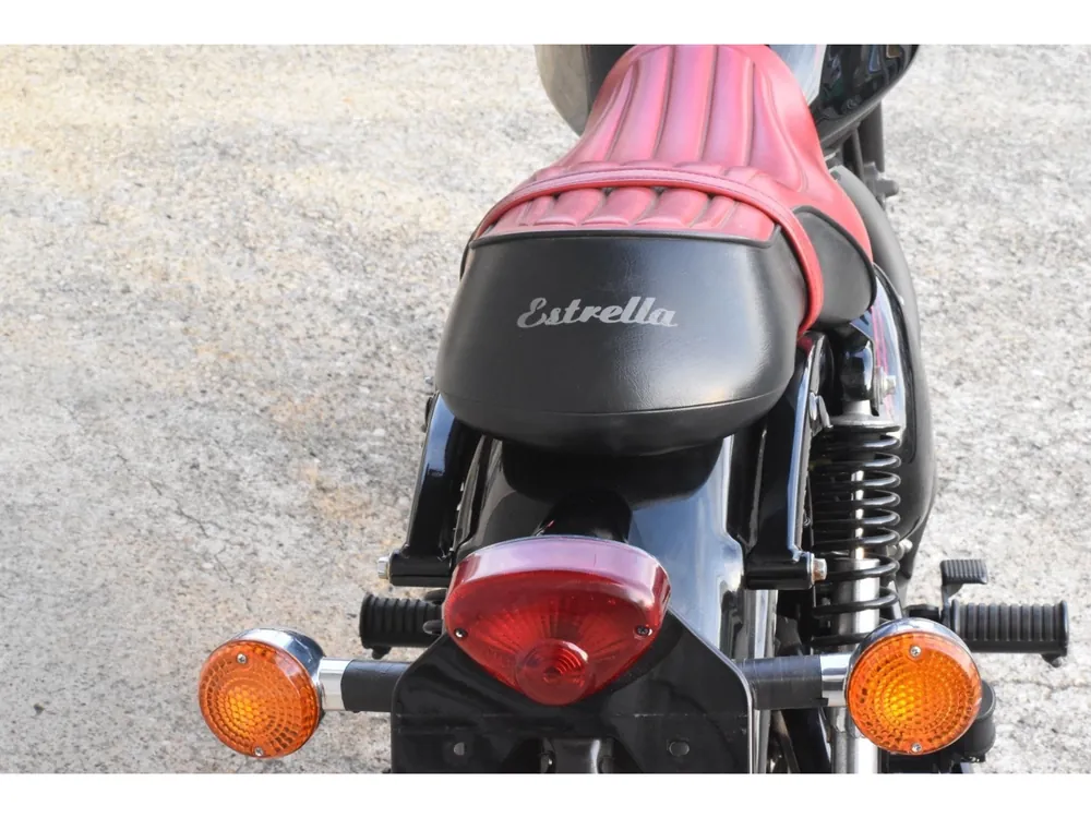 Kawasaki Estrella, чёрный, фото 7