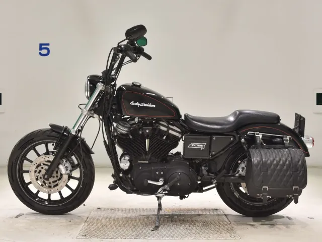 Harley-Davidson XL883R 2002, чёрный, фото 2