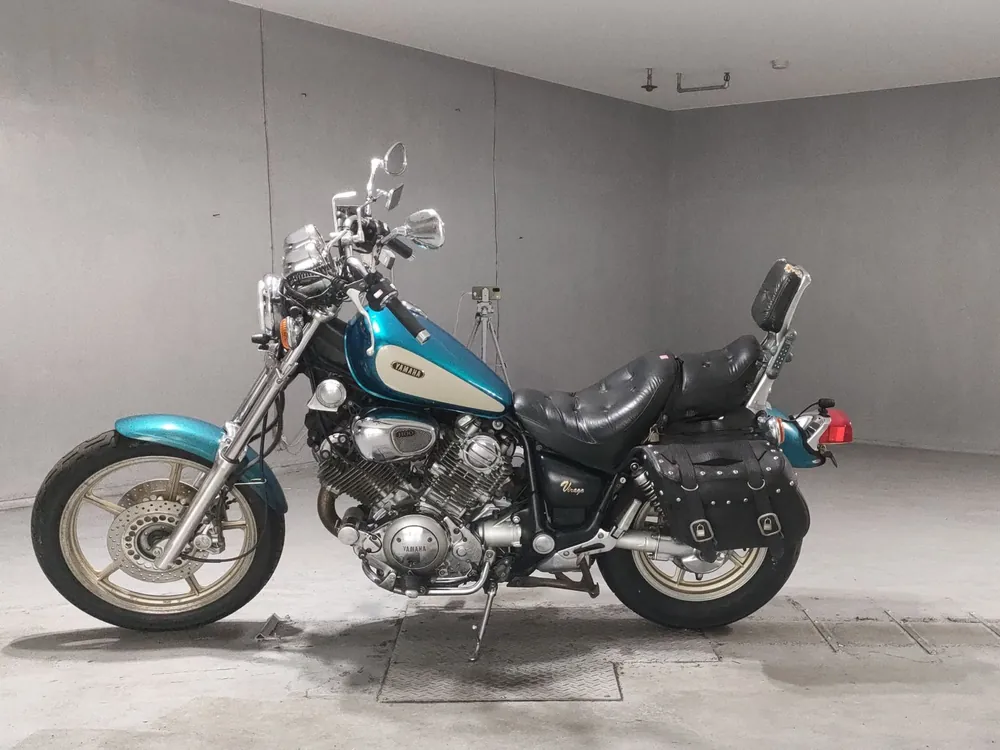 Yamaha XV1100 Virago 1996, white / blue, фото 2