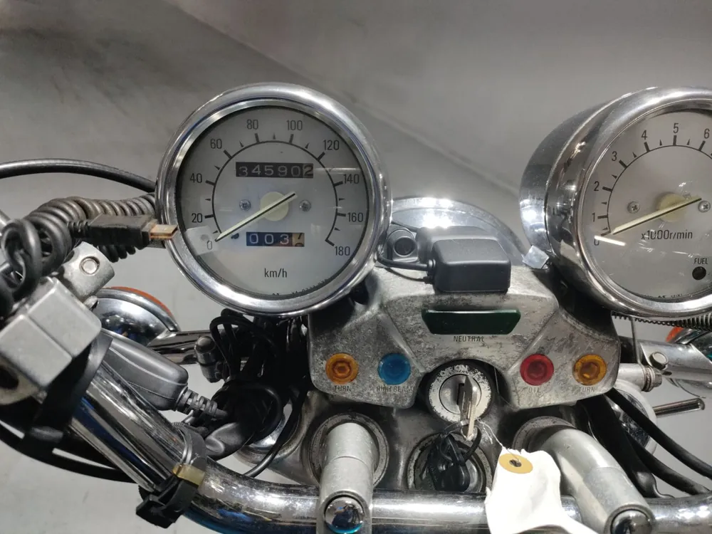 Yamaha XV1100 Virago 1996, white / blue, фото 5