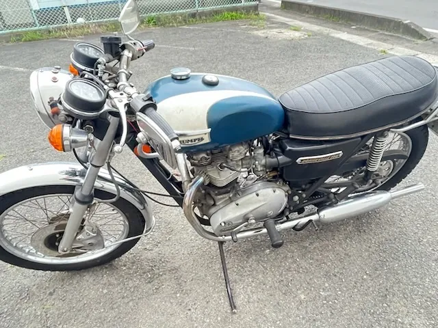Triumph T140 Bonneville из Японии, фото 3