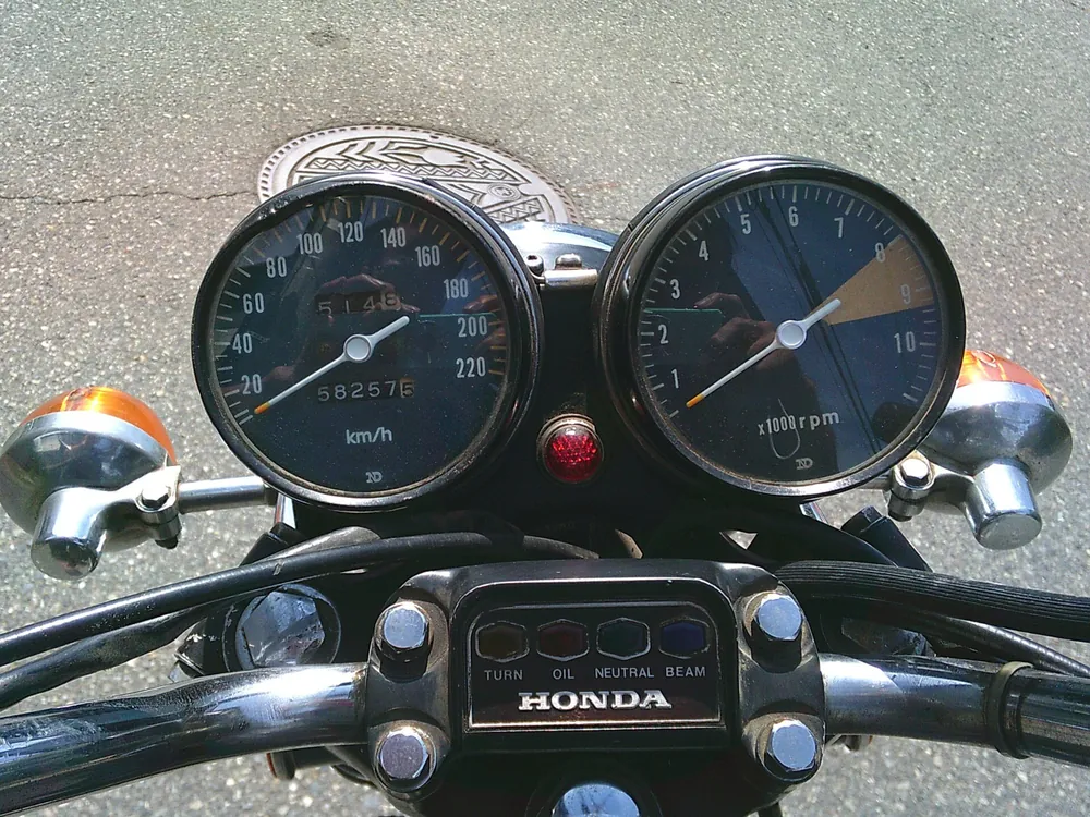 Honda Cb550 1972, light brown, фото 7